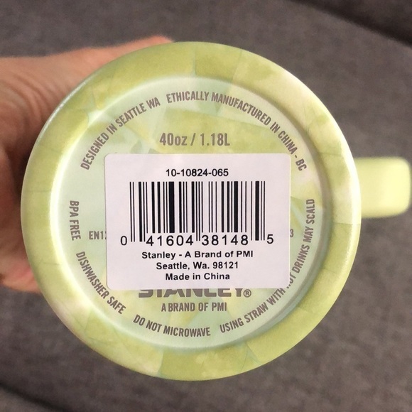 STANLEY 40oz Stainless Steel H2.0 FlowState Quencher Tumbler Citron Tie Dye - Picture 16 of 17